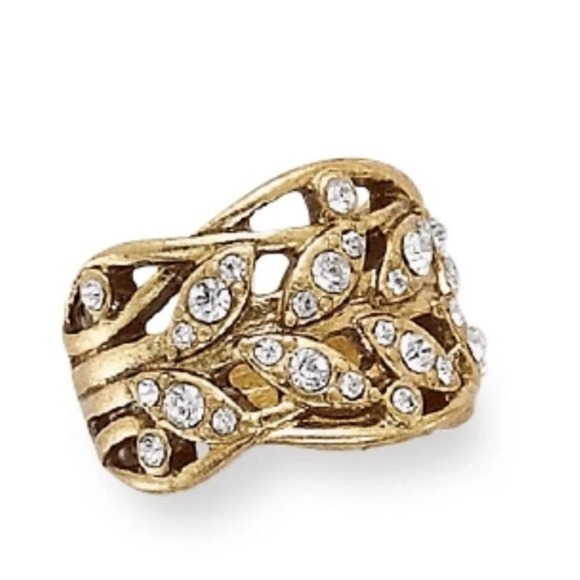 PREMIER Discontinued Gold Laurel Ring Size: 8 - Picture 2 of 3